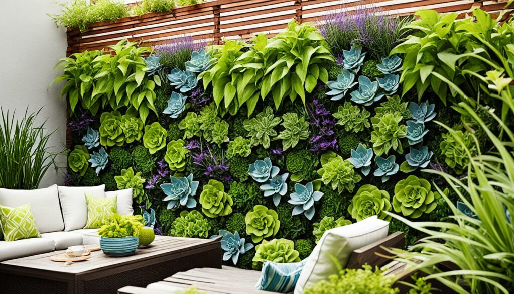 outdoor vertical gardening