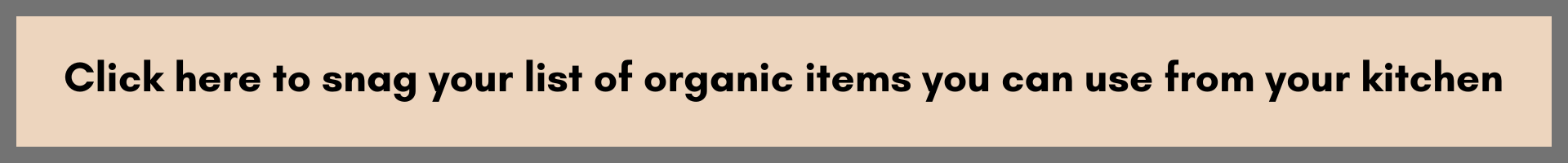 Banner for download of  organic kitchen matter